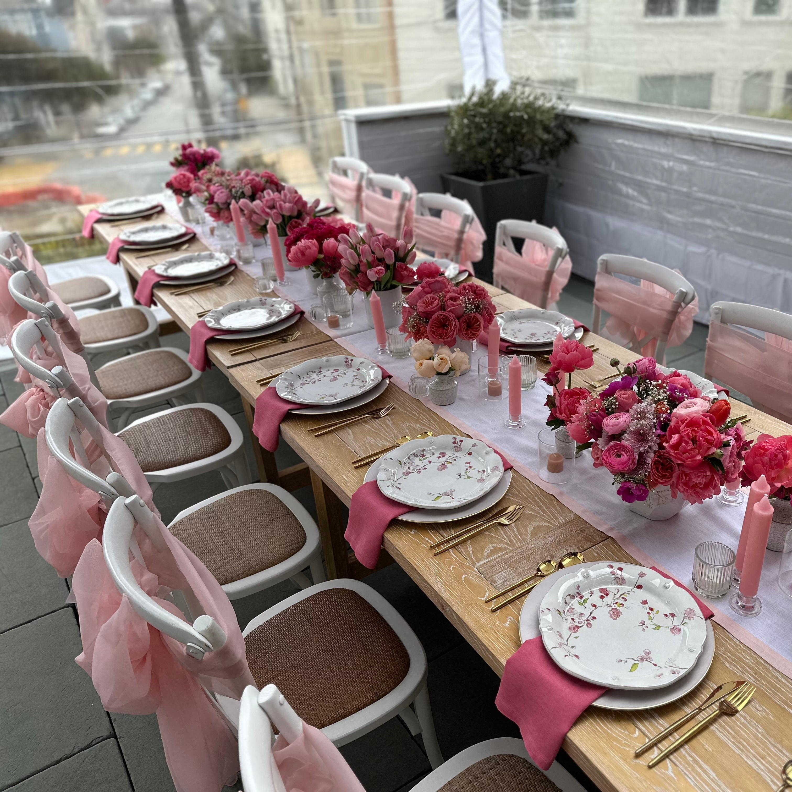 LINEAR TABLESCAPE ACME FLORAL CO.