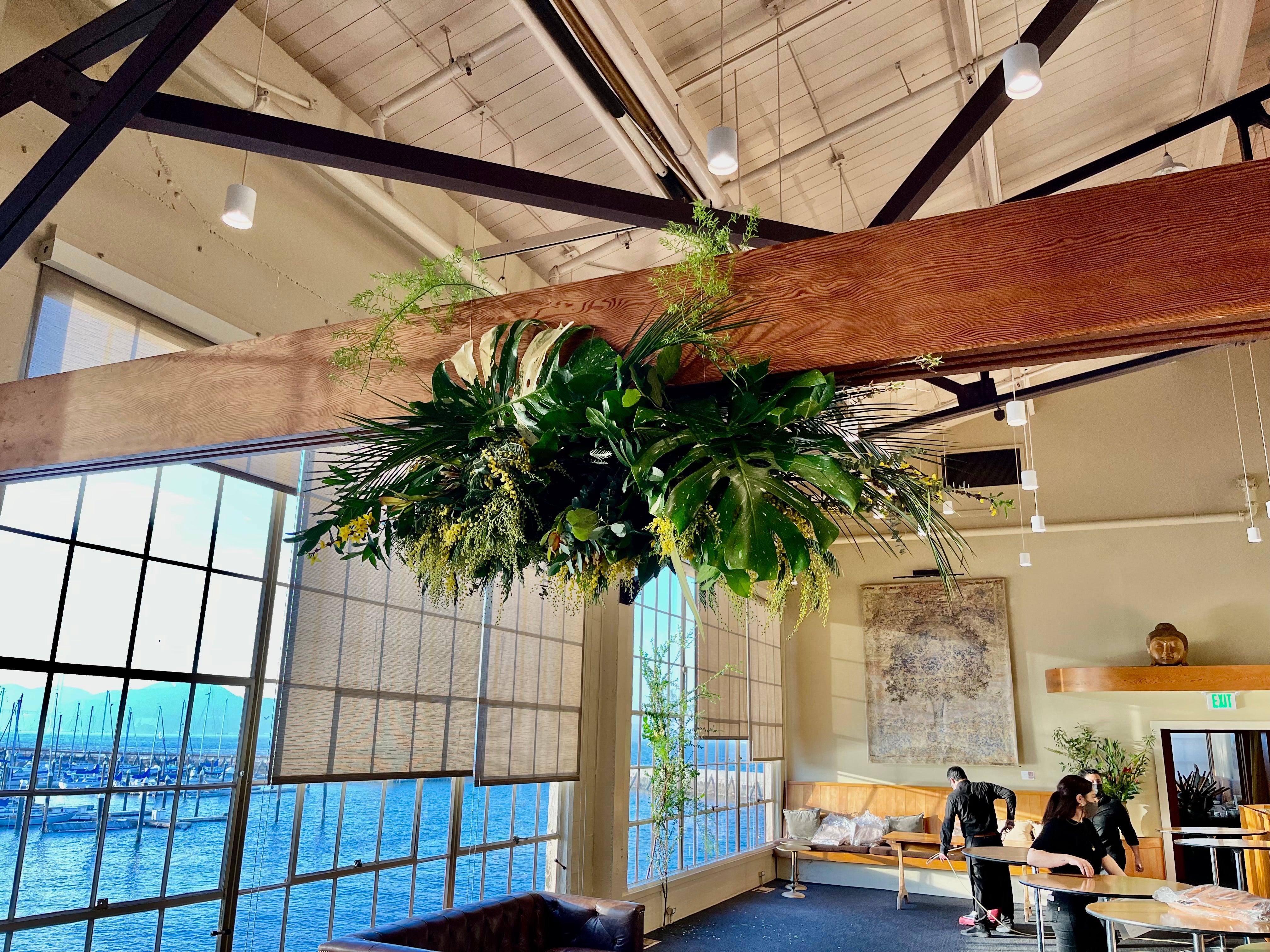 SUSPENDED FLORAL ACME FLORAL CO.