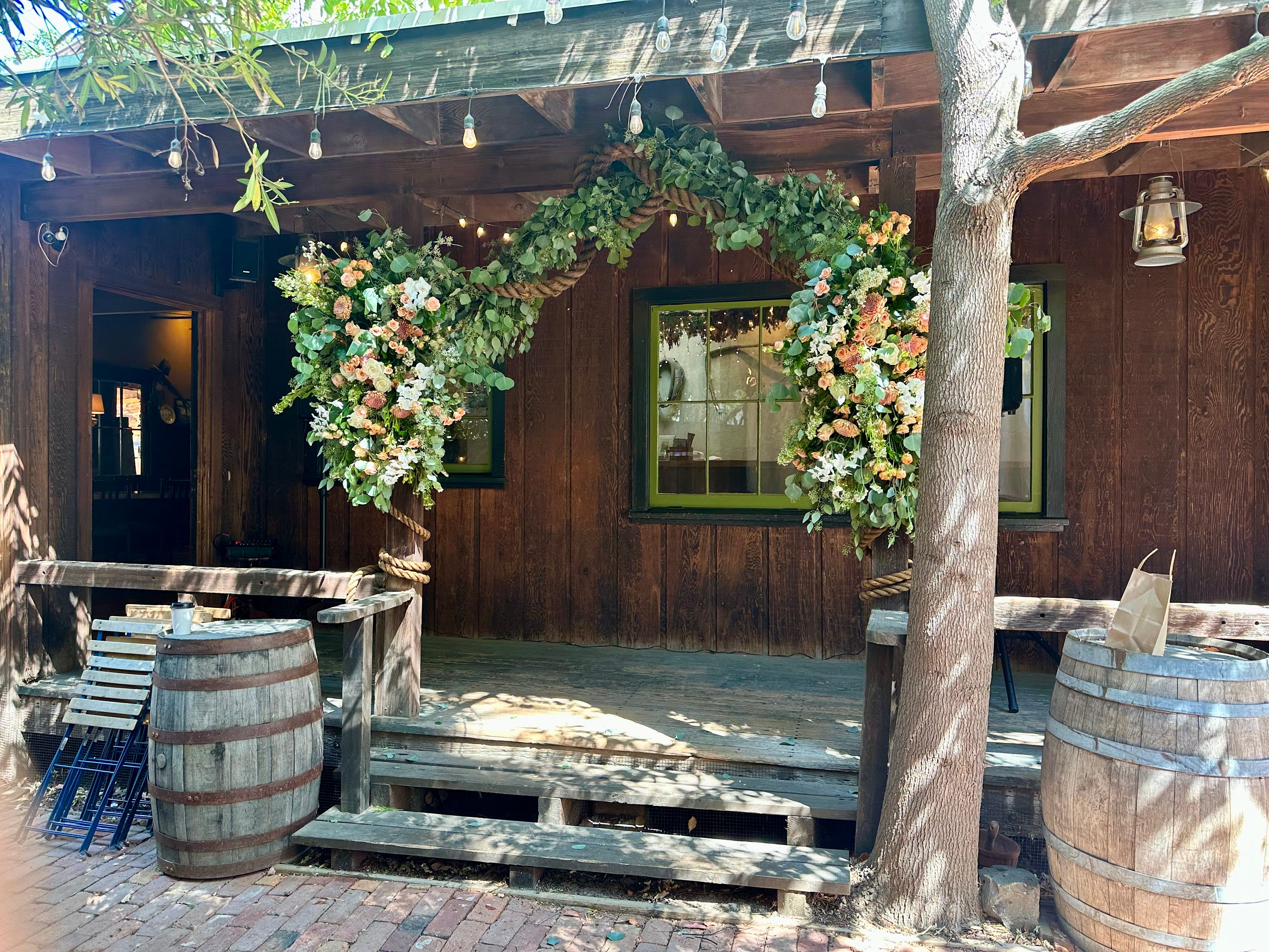 SUSPENDED FLORAL ACME FLORAL CO.