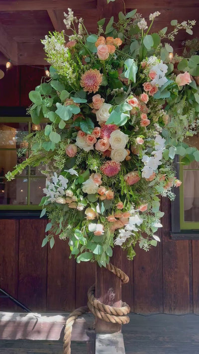 SUSPENDED FLORAL ACME FLORAL CO.